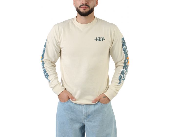 HUF Sound Systems L/S T-Shirt Bone Tシャツ HUF Sound Systems Long Sleeve T-shirt Men's - Bone · Slide