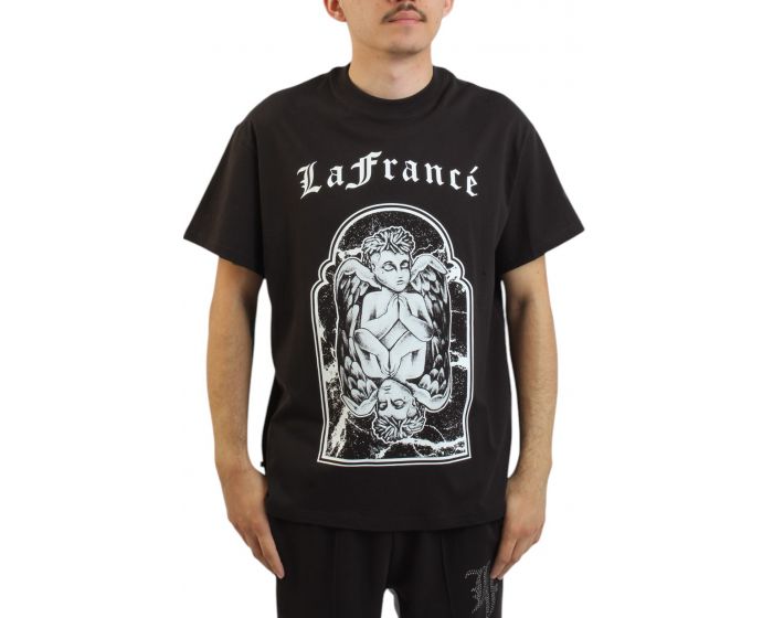 PUMA HOOPS X LAFRANCE WRITTEN IN CHROME LOGO T-SHIRT 63077801 - Shiekh