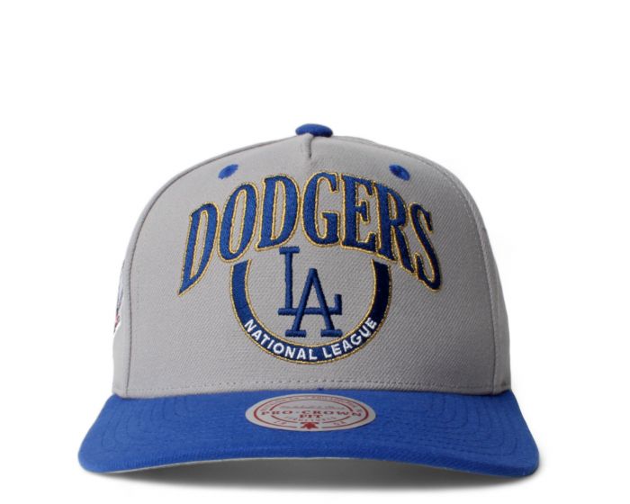 MITCHELL AND NESS Crown Jewels Pro Snapback Coop Los Angeles Dodgers  HP8179-LADGREY - Shiekh