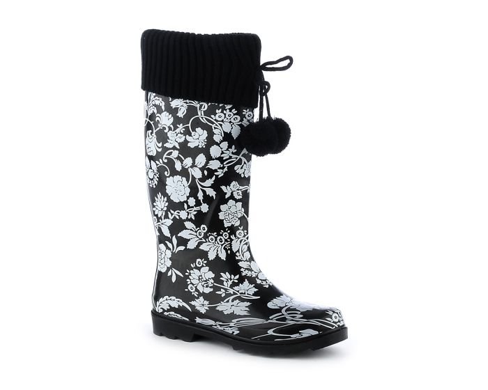 Pummer Boot TWIN TIGER Pom Pom Rubber Rain Boot POM POM - Shiekh