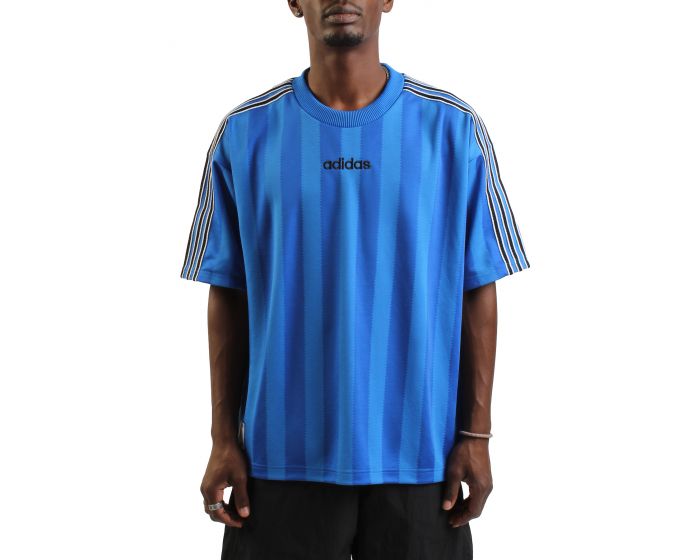 トップス MHL. 2023SS WIDE STRIPE DRY JERSEY MHL Wide Stripe Dry Jersey Cotton T-Shirt, Loose Fit, Bold