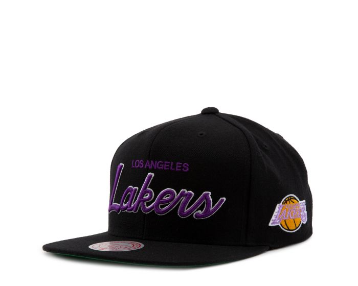 MITCHELL AND NESS Los Angeles Lakers Foundation Script Snapback