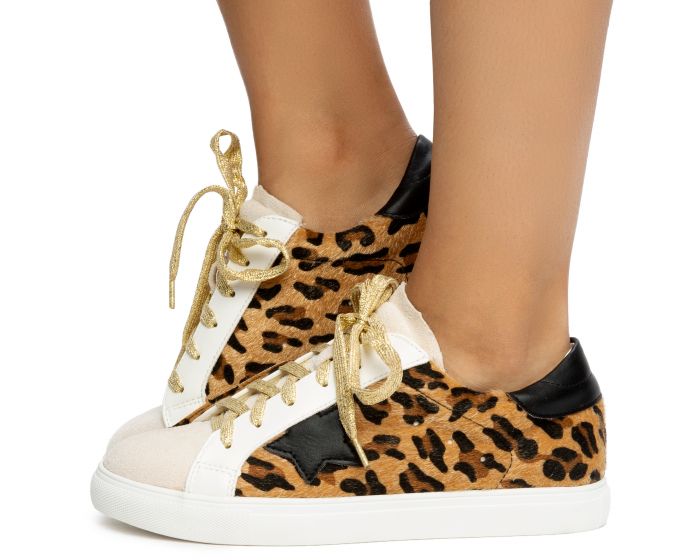 TWIN TIGER FOOTWEAR Dale Animal Print Sneakers DALE-PONY - Shiekh