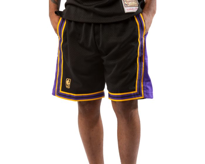  Mitchell & Ness NBA Alternate Swingman Shorts Lakers 96-97  Royal MD 8.5 : Sports & Outdoors