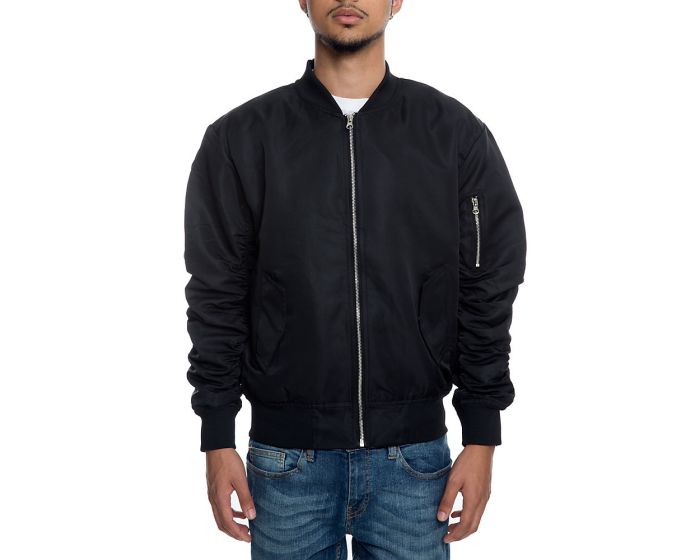 Broadway 7.15 Men's The Falcon Bomber Jacket Agsflc001-blk - Shiekh