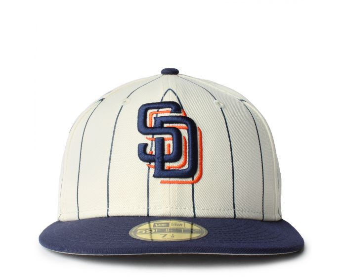 Lids San Diego Padres New Era Jersey 59FIFTY Fitted Hat - Black