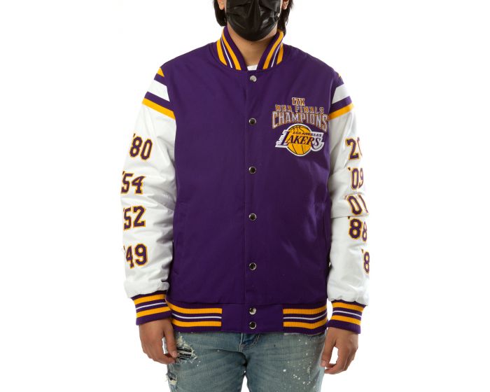 Los Angeles Lakers 17X Varsity Jacket