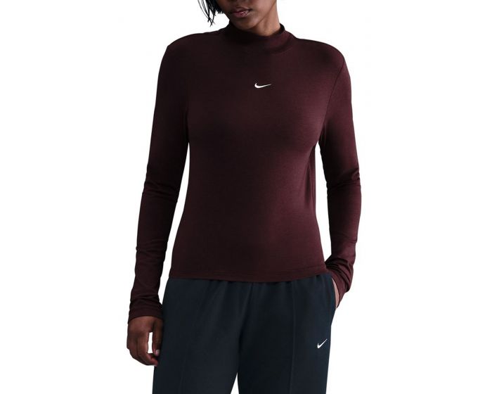 NIKE Sportswear Chill Knit Slim Long-Sleeve Mock-Neck T-Shirt