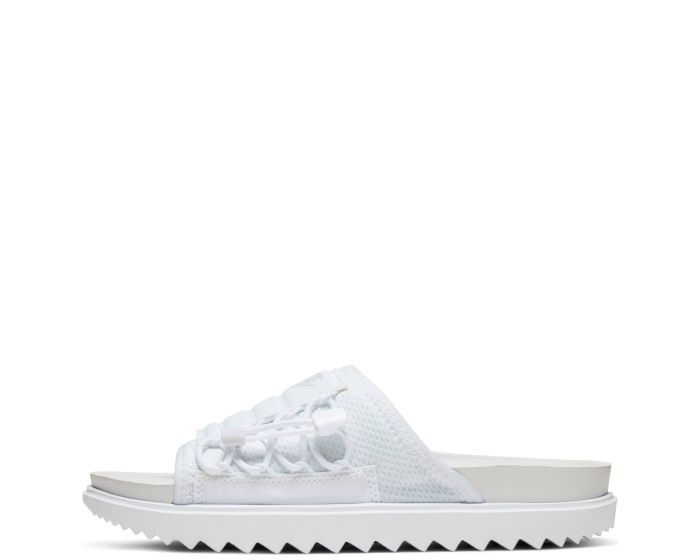 white nike asuna slides