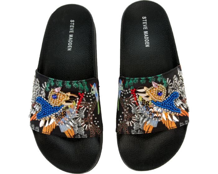 ★Steve Madden★新作★大人気★CHARLENE BLACK★サンダル ☆Steve Madden☆新作☆大人気☆CHARLENE BLACK☆サンダル