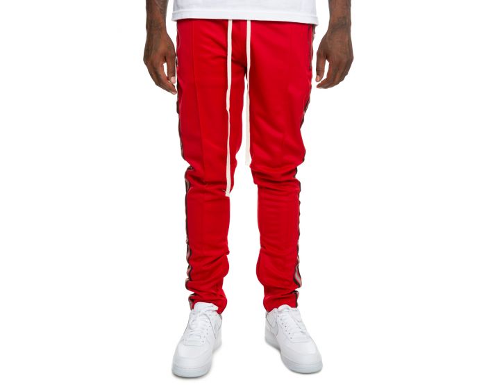 KDNK (ACE AND REVE) Reflective Tape Track Pants in SMA-KB3114-RED - Shiekh
