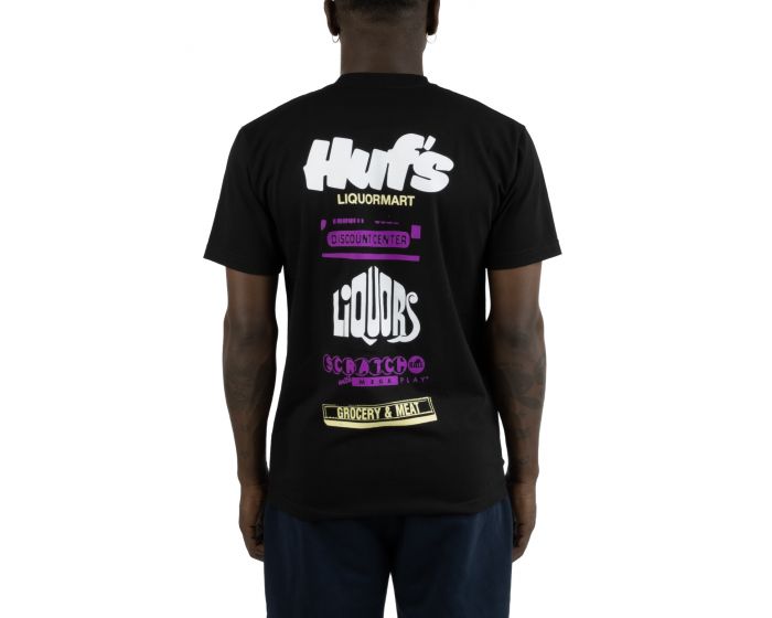 HUF Huf's Liquor Tee TS01946-BLK - Shiekh