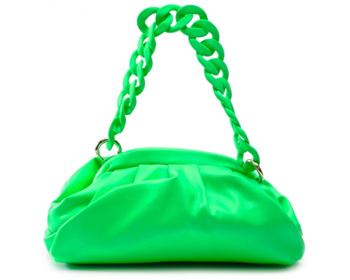 Chain Crossbody Bag Green – Purple Door Boutique