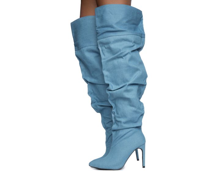 cape robbin denim boots