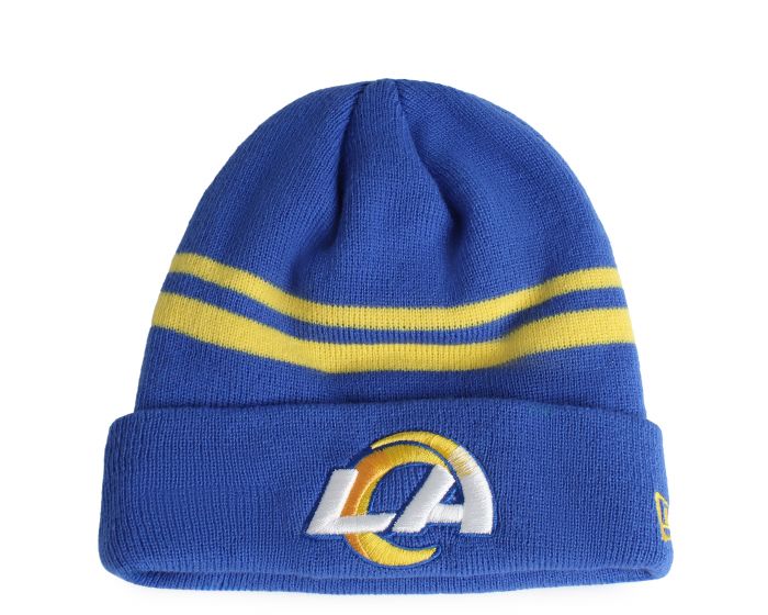 Los Angeles Rams Beanie Beige design with Logo, Star & Rhinestones‎ Los Angeles Rams Beanie - Etsy main image 4