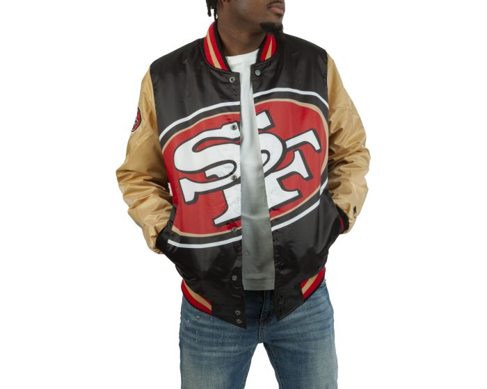 STARTER San Francisco 49ers Jacket LS0L0652 SNF Shiekh, 45% OFF