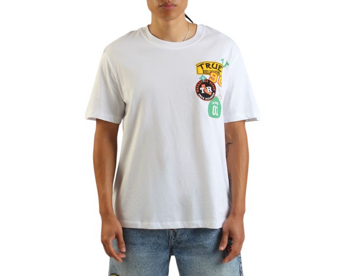 TRUE RELIGION Freeway Patch T-Shirt 109475-1700 - Shiekh