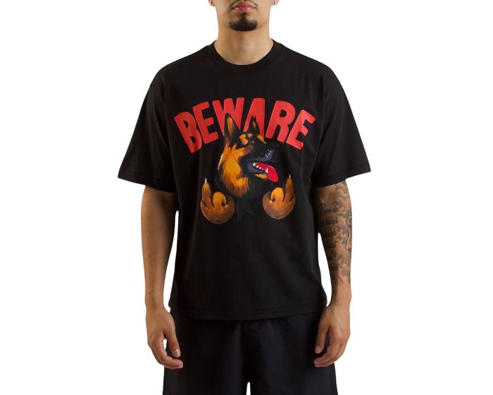 MARKET Beware These T-Shirt MKT25Q2-SS0004BLK - Shiekh