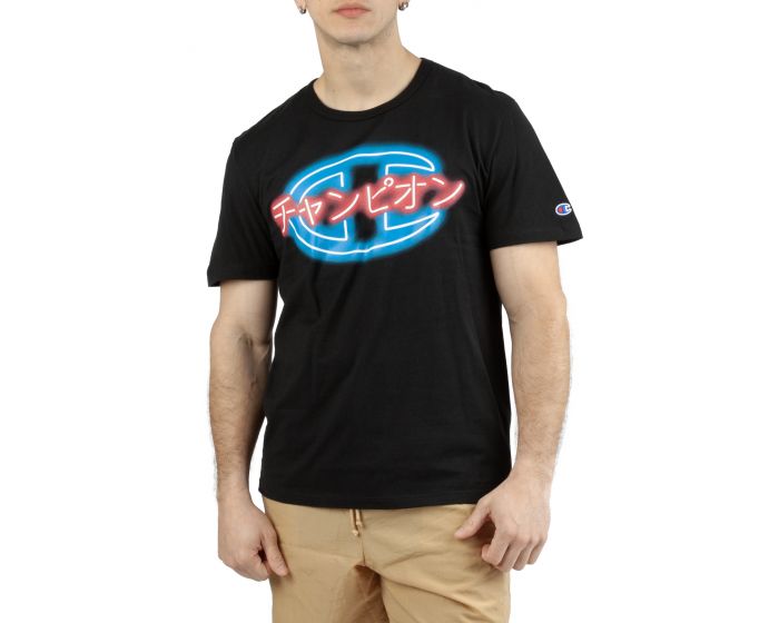 CHAMPION Graphic Short Sleeve Tee GT3535863TABLK - Shiekh