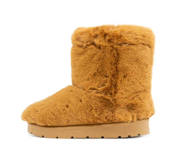 NACHE★韓国大人気 JACQUARD FAUX FUR BOOTS JACQUARD FAUX FUR BOOTS CREAM - NACHE