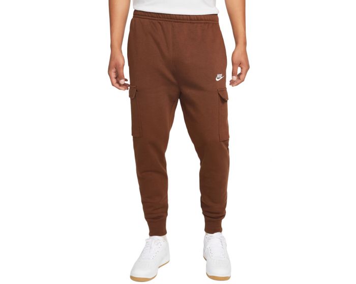 Nike Sportswear Club Fleece Cargo Pants Brown - KHAKI/KHAKI/WHITE