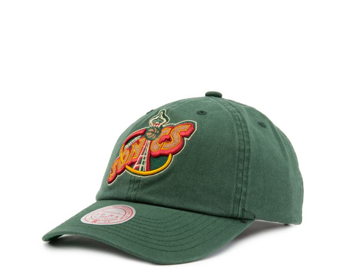 Mitchell & Ness Seattle SuperSonics Hardwood Classic Basic Adjustable Dad  Hat - Macy's