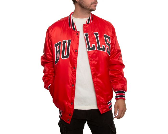 NBA Chicago Bulls Starter Bomber Jacket Red (M) – Chop Suey Official