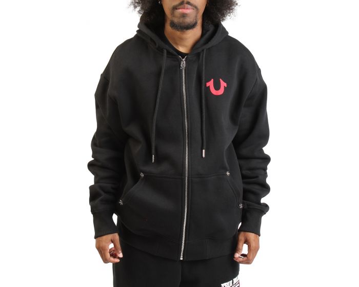 TRUE RELIGION World Tour Zip-Up Hoodie 109878-1001 - Shiekh