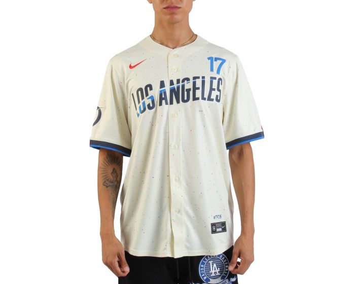 Dodgers Shohei Ohtani Tシャツ ベージュ Men's Los Angeles Dodgers Shohei Ohtani Nike Cream 2024 City