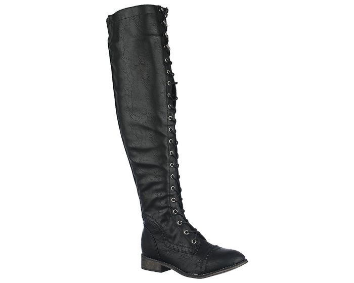 SHIEKH thigh-High Boot Clayton-91 CLAYTON-91/BLK - Shiekh