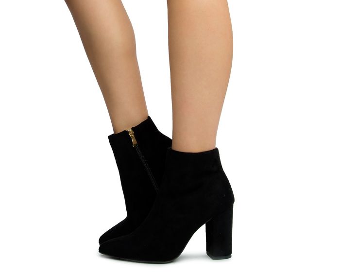 LILIANA Women's Tinashe-7 Ankle Boots TINASHE-7 BLK - Shiekh