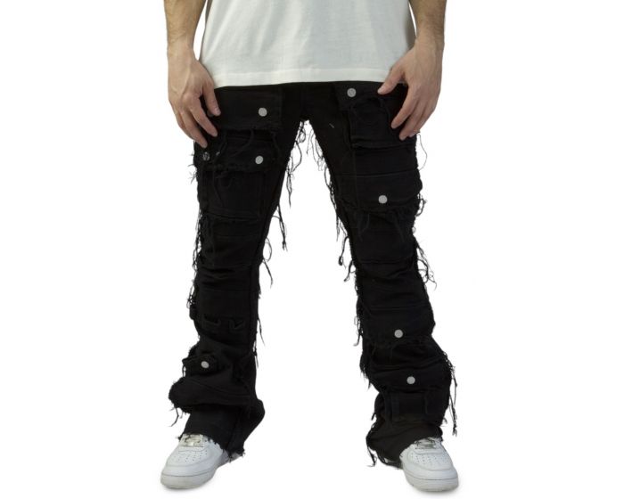 パンツ ROCKCAKE Double Cargo Jeans Black RC23PT02300 MUSINSA | ROCKCAKE Double Cargo Jeans - Vintage Yellow