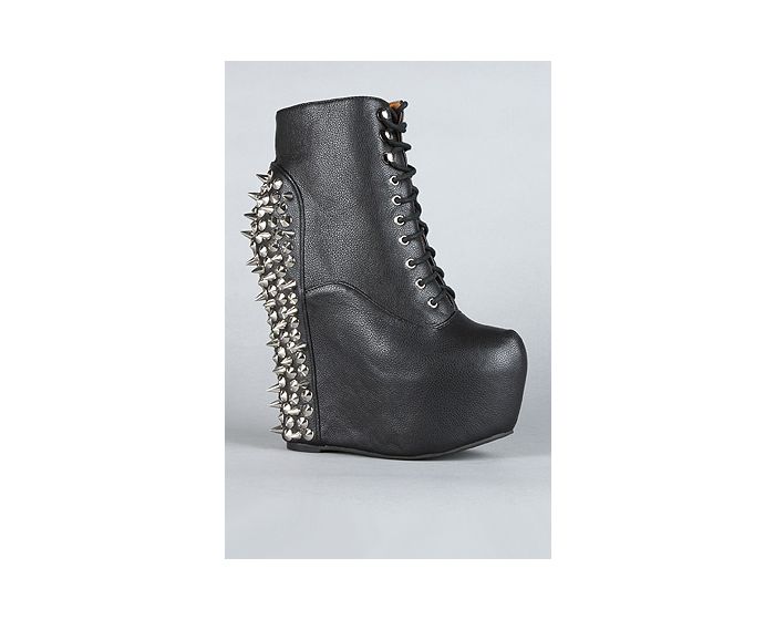 Campbell様 JEFFREY CAMPBELL The Spike Damsel Shoe in Black and Silver