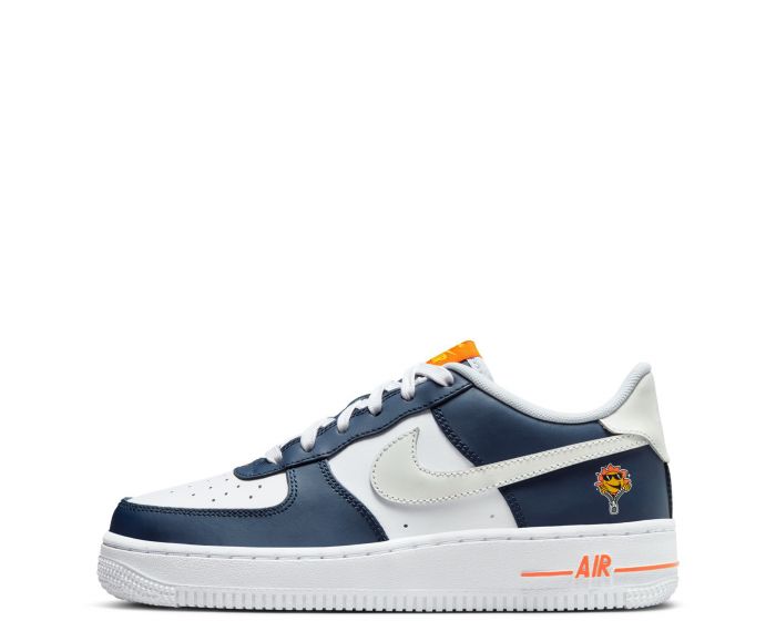 Air force 1 americana white/navy/red grade school boys' shoe best sale