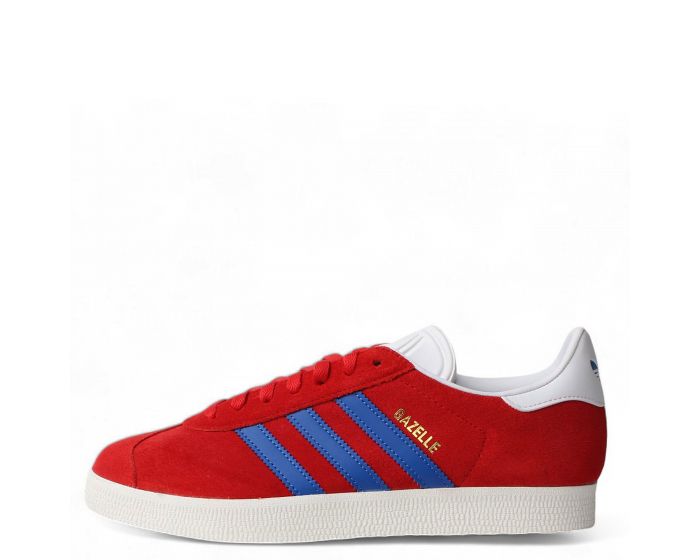adidas Gazelle Shoes - Men's - Better Scarlet Red / Blue / White - 9
