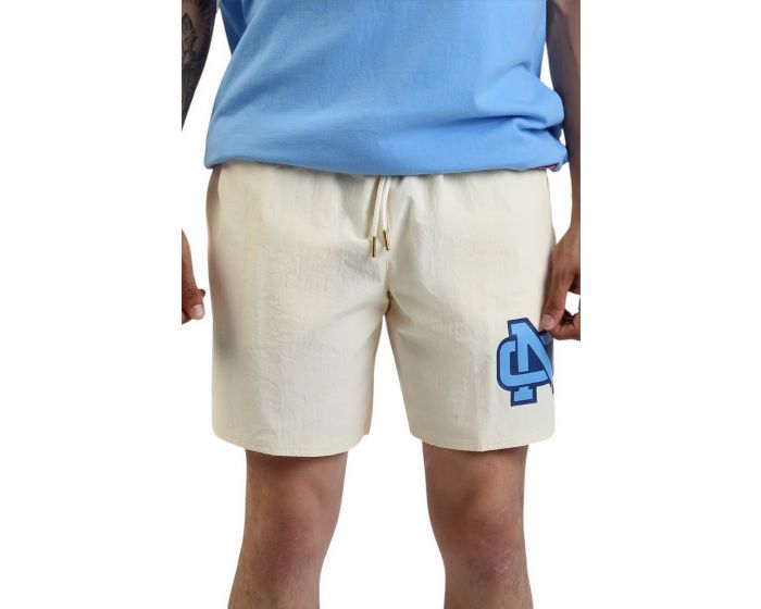 Short Lin CASTAWAY ISLAND - Taille 33, Bleu Caroline - Neuf Avec étiquettes, 100% Lin, Coupe Plate