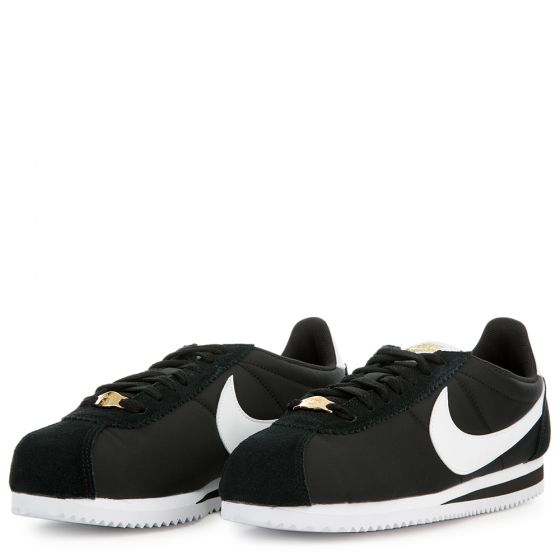 cortez shoes black and gold