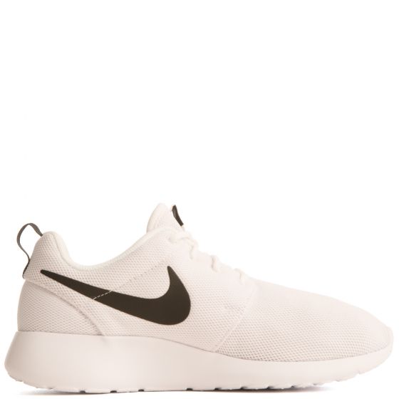 nike roshe one white with black swoosh