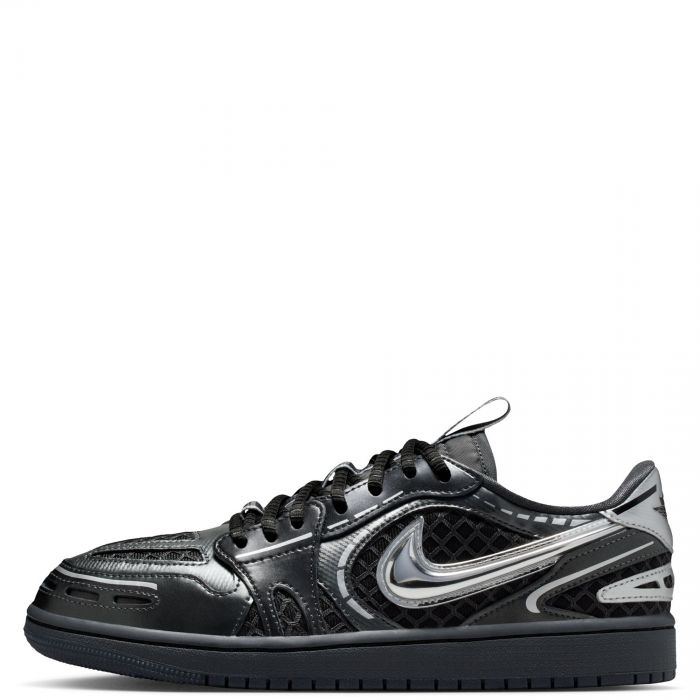 Air Jordan 1 Low Method of Make Black/Metallic Silver-White-Anthracite