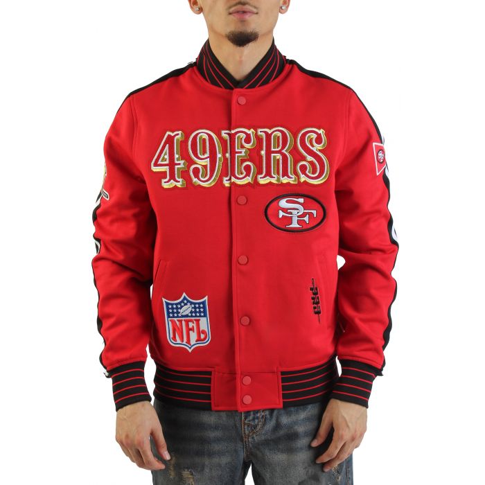 NFL San Francisco 49ers Game Day Jacket  Crimson