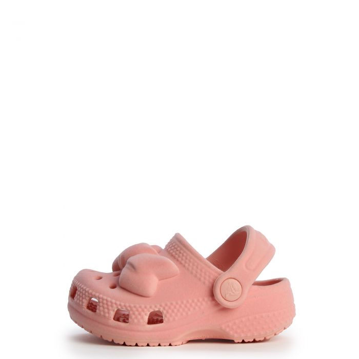 Infant Crocs Littles™ Velvet Bow Clog Powder Pink