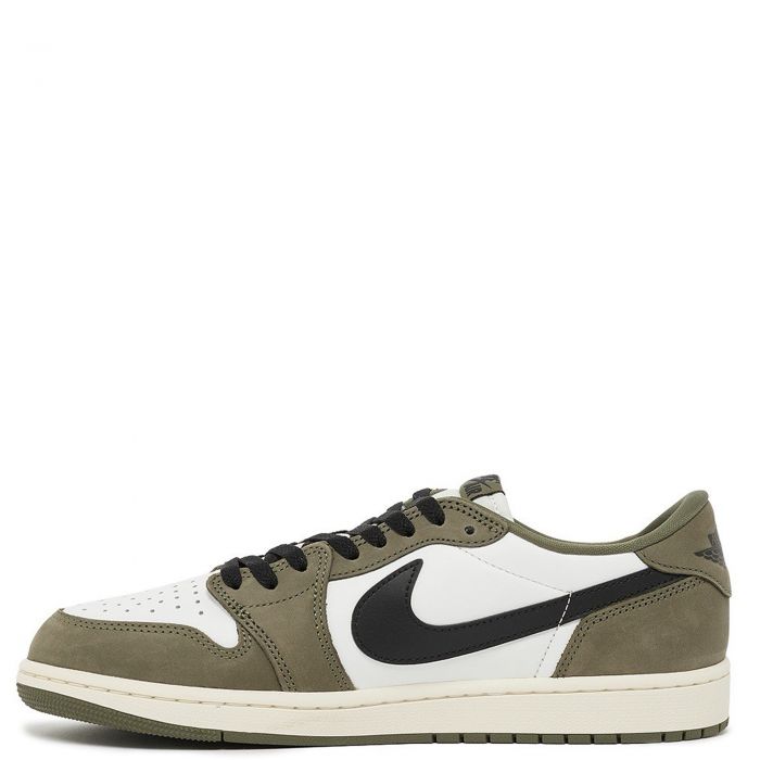Jordan 1 Retro Low OG "Medium Olive Medium Olive/Black-Summit White-Sail