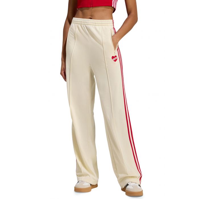 Firebird Loose Track Pant  Cream White / Better Scarlet