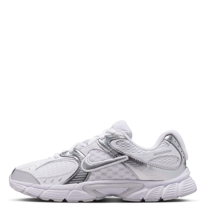 Grade-School V5 RNR White/Metallic Silver-Pure Platinum