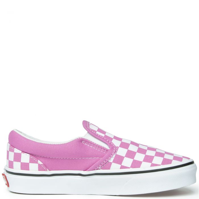 (PS)  Classic Slip-On Color Theory Checkerboard Fiji Flower