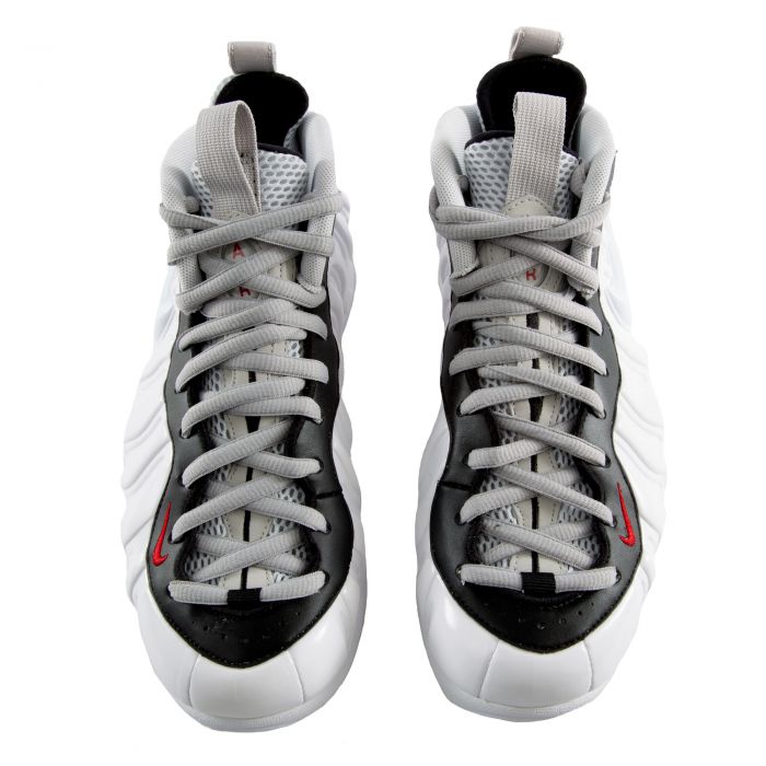 Air Foamposite Pro White/White-Black-University Red