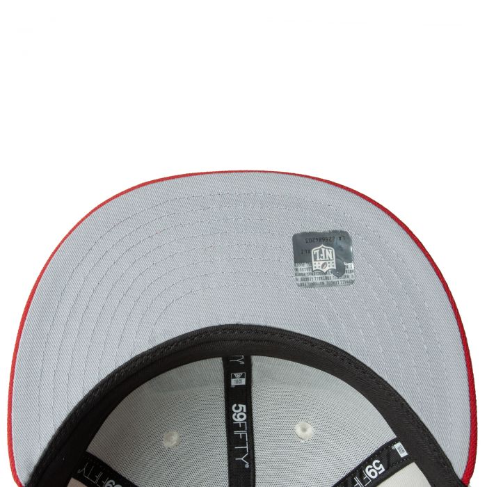 San Francisco 49ERS Fitted White/Red