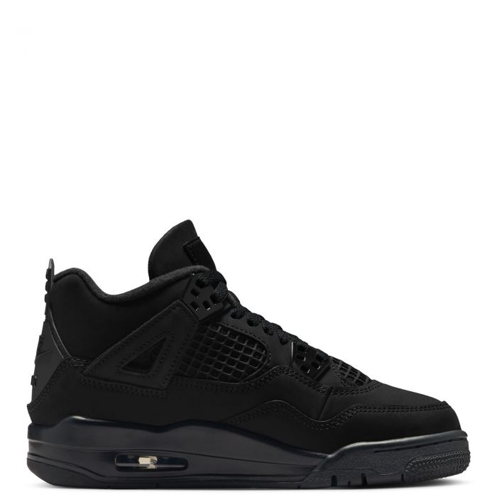 Grade-School Air Jordan 4 Retro Black Cat  Black