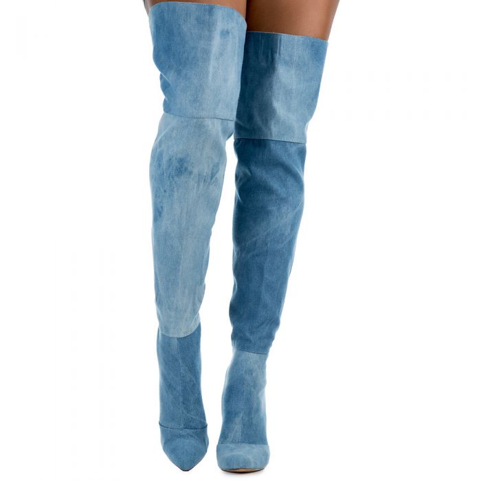 Women's Yachel-3S High Heel Boot ICE DENIM