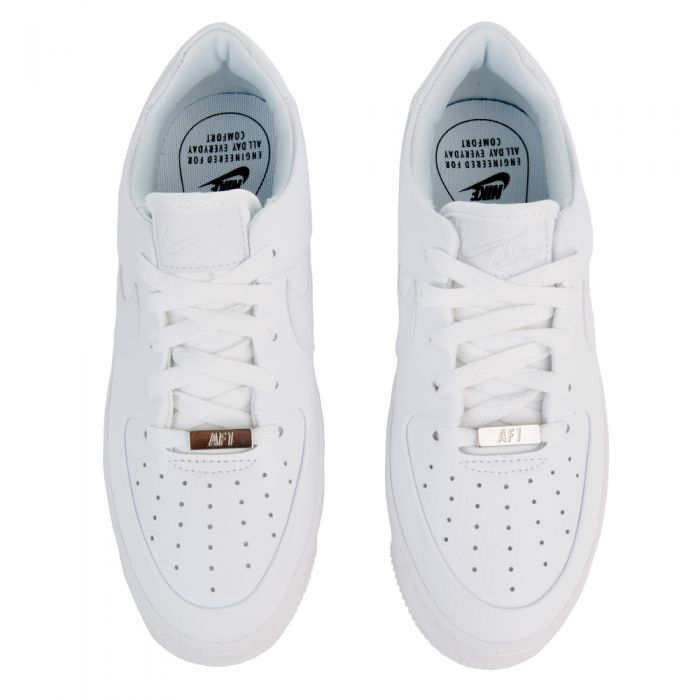 nike air force 1 sage low white size 5